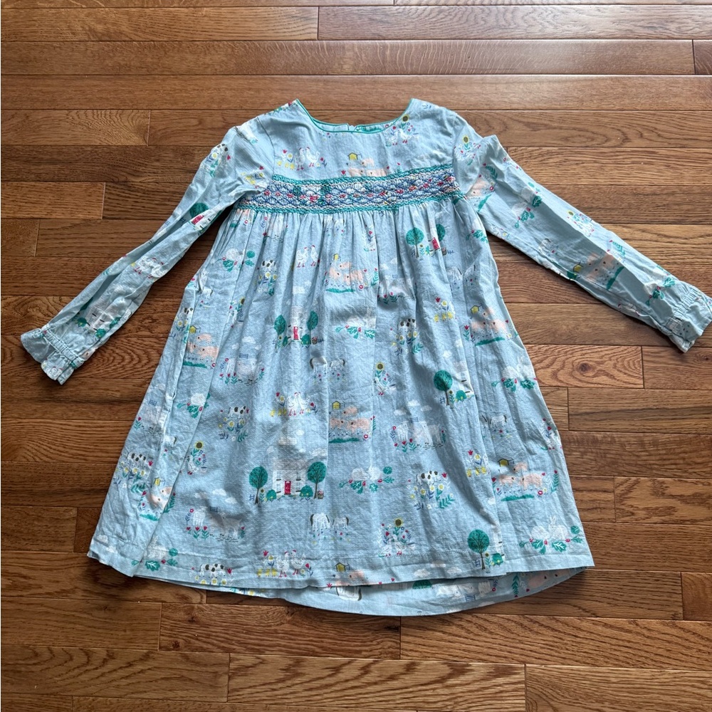 Mini Boden Barnyard Animal Print Dress